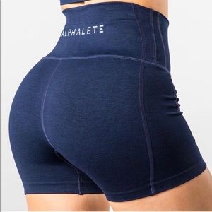 Alphalete Revival R6 Shorts in Navy